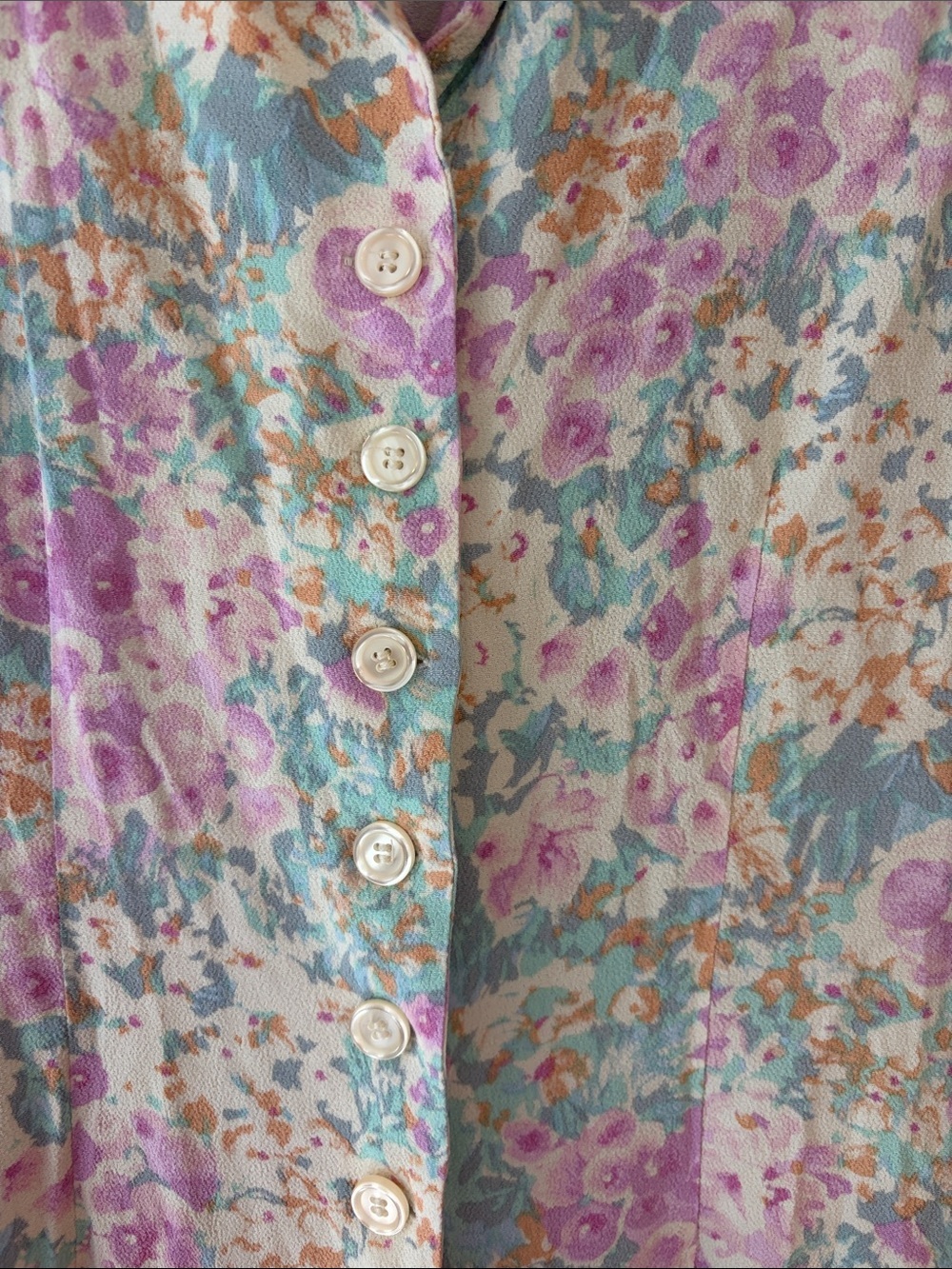 Rouje Cristina Floral Button Up Dress Size 34 — image 6 of 7